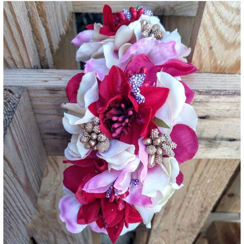 Media Diadema floral 06