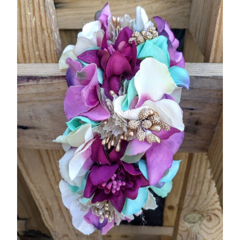 Media Diadema floral 07