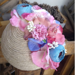 Media Diadema floral 10