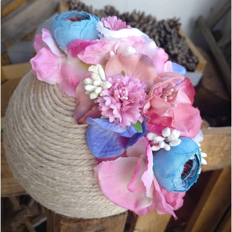 Media Diadema floral 10