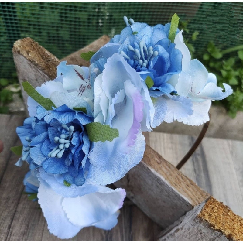 Media Diadema floral 15