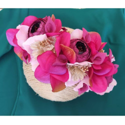 Media Diadema floral 18