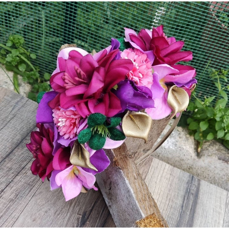 Diadema floral 20