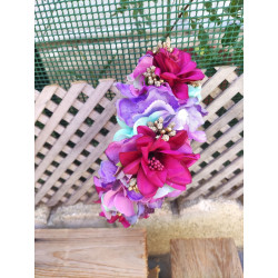 Media diadema floral 29