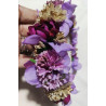 Diadema entera tonos lavanda