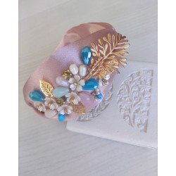 Diadema joya  rosa