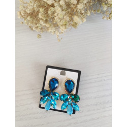 Pendientes piedras azules